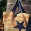 Sac shopping Miss Ouada en toile de jute recyclé (sac à café) potasse d'Alsace – Image 4