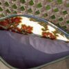 Coussin Jejeeh en toile militaire recyclé et en velours fantaisie – Image 6