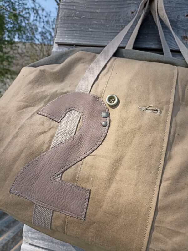 Sac bowling Stamp bis en matiere recyclé vintage – Image 4