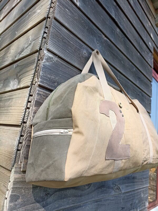 Sac bowling Stamp bis en matiere recyclé vintage – Image 5