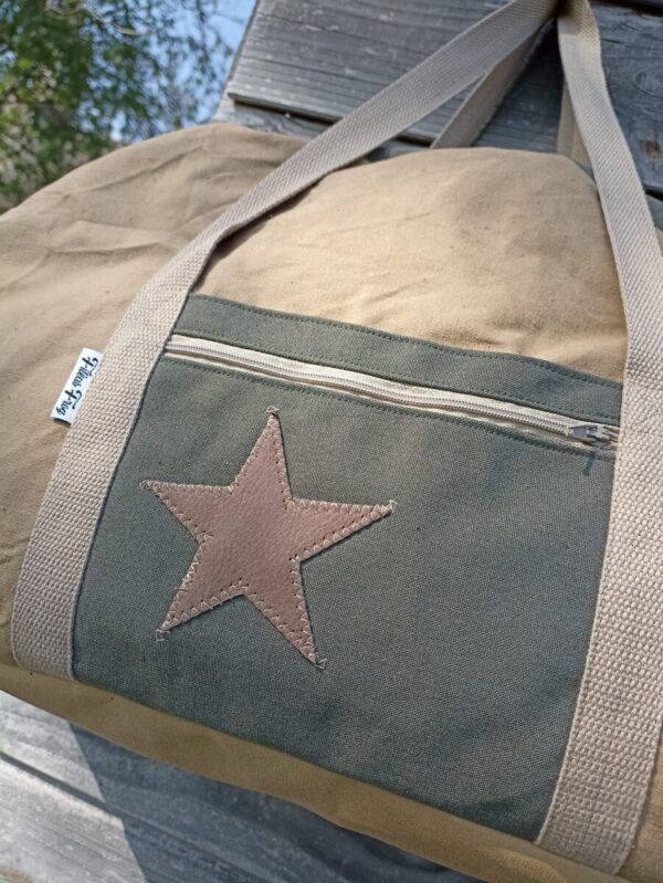 Sac bowling Stamp bis en matiere recyclé vintage – Image 2