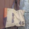 Sac cabas 80 jours en toile ancienne et toile de jute – Image 5