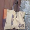 Sac cabas 80 jours en toile ancienne et toile de jute – Image 8