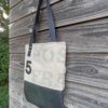 Sac cabas Stuart en toile La Poste et cuir – Image 5