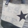 Sac cabas Stuart en toile La Poste et cuir – Image 4