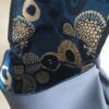 Sac à dos Flanagan en simili cuir marine et coton enduit fleuri multicolore – Image 4
