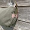 Sac bandoulière Mondiboy en toile militaire et cuir beige – Image 9