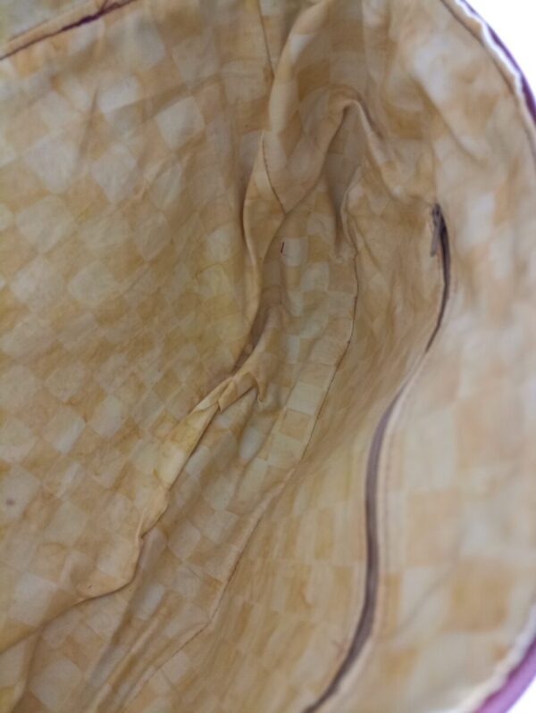 Sac besace bandoulière Fallentin en simili cuir rouille et en coton enduit fleuris – Image 7