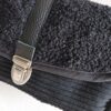 Sac Kiouni en velours et en moumoute noire – Image 2