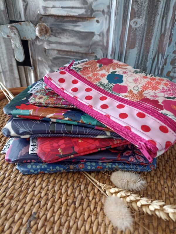 porte monnaie coloré 2 zip