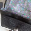 Kiouni sac en simili noir et cuir violet – Image 5