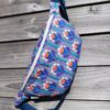 Banane bleu fleurs