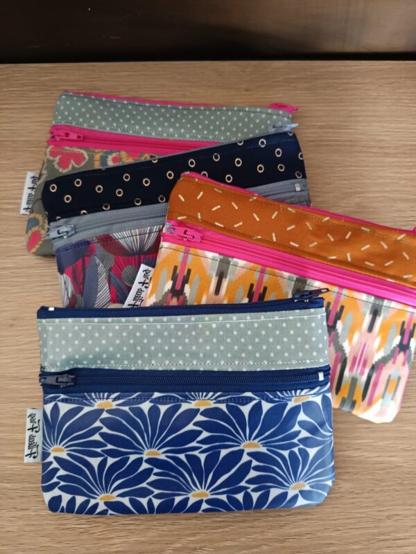 pochette 2 zip