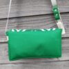 Kiouni sac en simili cuir vert et en tissu jacquard vert – Image 6