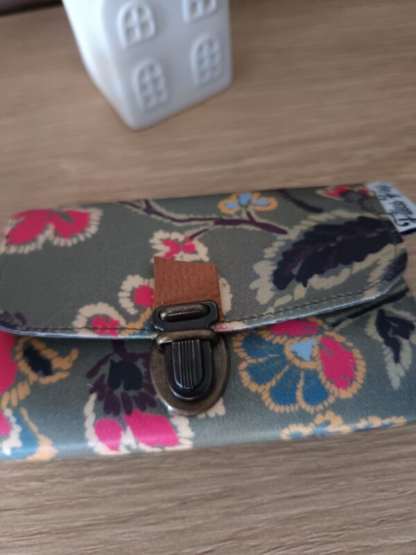 Porte monnaie coton enduit attache cartable – Image 3