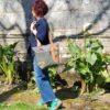 Sac cabas Decimus tissu militaire et cuir camel – Image 10